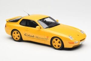 Porsche 968 Clubsport Dzeltens GT Spirit 1:18 GT129 Sveķi — attēls 4 no 6