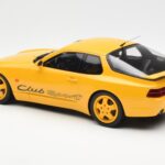 Porsche 968 Clubsport Dzeltens GT Spirit 1:18 - image 5 of 6