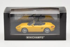 Porsche Boxster 986 Dzeltens Minichamps 1:43 400062072 Metāls — attēls 4 no 4