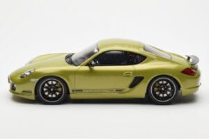 Porsche Cayman R 987 Peridot Metallic GT Spirit 1:18 GT425 Sveķi — attēls 3 no 6