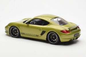 Porsche Cayman R 987 Peridot Metallic GT Spirit 1:18 GT425 Sveķi — attēls 5 no 6