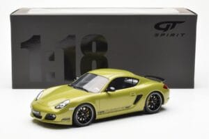 Porsche Cayman R 987 Peridot Metallic GT Spirit 1:18 GT425 Sveķi — attēls 6 no 6