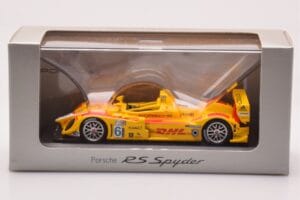 Porsche RS Spyder #6 DHL R. Briscoe / S. Maassen / J-F. Colard ALMS 2007 Minichamps 1:43 WAP02060917 Metāls — attēls 4 no 4