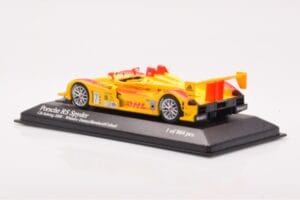 Porsche RS Spyder LMP2 #7 R. Dumas / T. Bernhard / E. Collard Sebring 12 Hours Winners 2008 Minichamps 1:43 400086807 Metāls — attēls 3 no 4