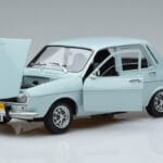 Renault 12 TS Gaiši Zils Norev 1:18 185219 Metāls - image 2 of 7
