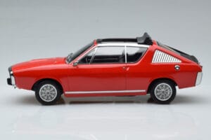 Renault 17 Gordini Decouvrable Sarkans Norev 1:18 185371 Metāls — attēls 3 no 6