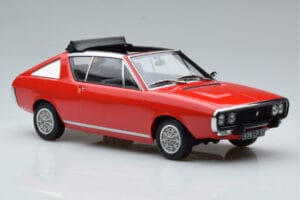 Renault 17 Gordini Decouvrable Sarkans Norev 1:18 185371 Metāls — attēls 4 no 6