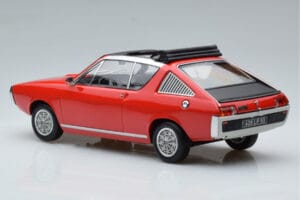 Renault 17 Gordini Decouvrable Sarkans Norev 1:18 185371 Metāls — attēls 5 no 6