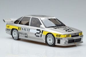 Renault 21 Super Production Sudrabs Otto 1:18 OT975 Sveķi — attēls 4 no 6