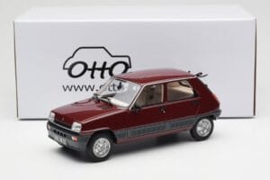 Renault 5 GTL Bordeaux Sarkans Otto 1:18 OT1059 Sveķi — attēls 6 no 6