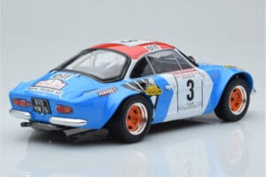 Alpine A110 #3 B. Darniche / A. Mahe Tour de Corse 1973 IXO 1:18 18RMC062B Metāls — attēls 2 no 6