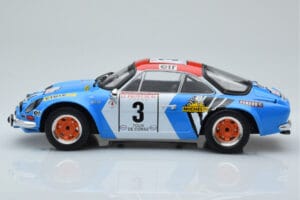 Alpine A110 #3 B. Darniche / A. Mahe Tour de Corse 1973 IXO 1:18 18RMC062B Metāls — attēls 3 no 6