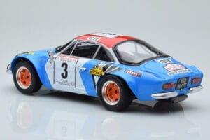 Alpine A110 #3 B. Darniche / A. Mahe Tour de Corse 1973 IXO 1:18 18RMC062B Metāls — attēls 5 no 6