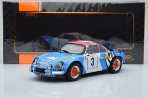 Alpine A110 #3 B. Darniche / A. Mahe Tour de Corse 1973 IXO 1:18 18RMC062B Metāls — attēls 6 no 6