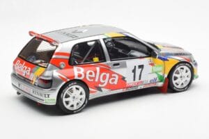 Renault Clio Maxi Kit Car Belga #17 Rally Ypres 1995 Otto 1:18 OT1058 Sveķi — attēls 2 no 6