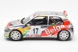 Renault Clio Maxi Kit Car Belga #17 Rally Ypres 1995 Otto 1:18 OT1058 Sveķi — attēls 3 no 6