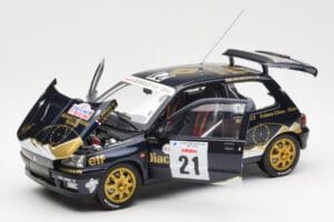 Renault Clio Williams DIAC #21 Jordan / Boyere Tour de Corse 1993 Norev 1:18 185228 Metāls — attēls 2 no 8