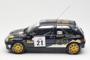 Renault Clio Williams DIAC #21 Jordan / Boyere Tour de Corse 1993 Norev 1:18 185228 Metāls — attēls 4 no 8