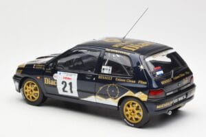 Renault Clio Williams DIAC #21 Jordan / Boyere Tour de Corse 1993 Norev 1:18 185228 Metāls — attēls 7 no 8