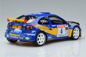Renault Megane Maxi #6 S. Loeb / D. Elena Rallye Mont Blanc 2000 Otto 1:18 OT960 Sveķi — attēls 2 no 6