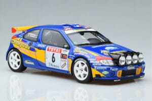 Renault Megane Maxi #6 S. Loeb / D. Elena Rallye Mont Blanc 2000 Otto 1:18 OT960 Sveķi — attēls 4 no 6