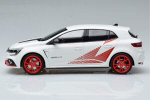 Renault Megane RS Trophy-R Mk4 Balts Norev 1:18 185239 Metāls — attēls 3 no 6