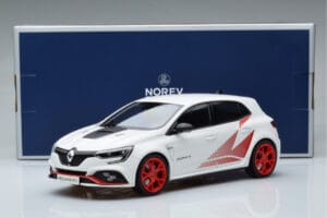 Renault Megane RS Trophy-R Mk4 Balts Norev 1:18 185239 Metāls — attēls 6 no 6