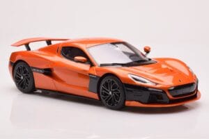 Rimac Nevera Oranžs GT Spirit 1:18 GT880 Sveķi — attēls 4 no 6