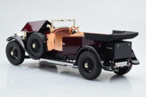 Rolls-Royce Phantom I Kabriolets Bordo Sarkans Kyosho 1:18 08931R Metāls — attēls 7 no 10