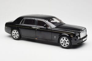Rolls-Royce Phantom VII EWB Diamond Melns Kyosho 1:18 08841DBK2 Metāls — attēls 6 no 8
