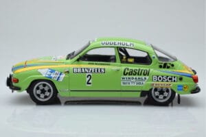 Saab 96 V4 #2 S. Blomqvist / H. Sylvan Rally Sweden 1976 IXO 1:18 18RMC085B Metāls — attēls 3 no 6