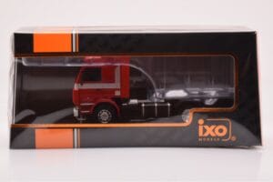 Scania 142 M Sarkans IXO 1:43 TR173 Metāls — attēls 4 no 4