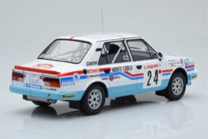 Skoda 130 L Night Version #24 J. Augland Rally Monte Carlo 1987 IXO 1:18 18RMC156 Metāls — attēls 2 no 6