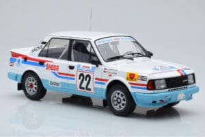 Skoda 130 LR #22 S. Kvaizar / J. Janecek Rally Acropolis 1986 IXO 1:18 18RMC157B Metāls — attēls 4 no 6