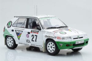 Skoda Felicia #27 P. Sibera / P. Gross Rally RAC Lombard 1995 IXO 1:18 18RMC148 Metāls — attēls 4 no 6