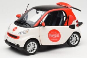 Smart Fortwo 451 Coca-Cola Minichamps 1:18 150036301 Metāls — attēls 2 no 8