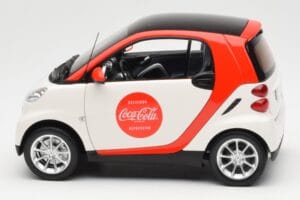 Smart Fortwo 451 Coca-Cola Minichamps 1:18 150036301 Metāls — attēls 4 no 8