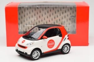 Smart Fortwo 451 Coca-Cola Minichamps 1:18 150036301 Metāls — attēls 8 no 8