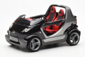 Smart Fortwo Crossblade Kabriolets Sudraba Melns Kyosho 1:18