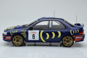 Subaru Impreza 555 #6 P. Liatti / C. Cassina Tour de Corse 1995 IXO 1:18 18RMC063C Metāls — attēls 3 no 6