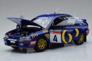 Subaru Impreza #4 C. McRae / D. Ringer Winner RAC Rally 1994 Kyosho 1:18 08962A Metāls — attēls 2 no 9