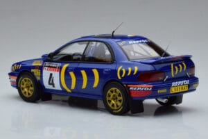 Subaru Impreza #4 C. McRae / D. Ringer Winner RAC Rally 1994 Kyosho 1:18 08962A Metāls — attēls 6 no 9