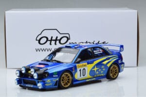Subaru Impreza WRC #10 T. Makinen / K. Lindstrom Rally Monte Carlo Night Version 2002 Otto 1:18 OT784 Sveķi — attēls 6 no 6