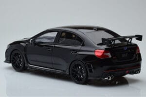 Subaru Impreza WRX STI Nurburgring Challenge Package Melns Kyosho 1:18 KSR18021BK Sveķi — attēls 5 no 6