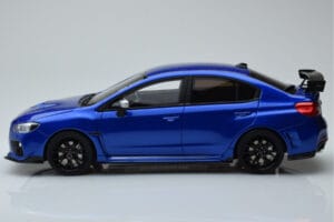 Subaru Impreza WRX STI Nurburgring Challenge Package Zils Kyosho 1:18 KSR18021BL Sveķi — attēls 3 no 5