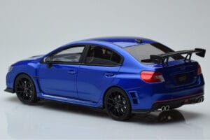Subaru Impreza WRX STI Nurburgring Challenge Package Zils Kyosho 1:18 KSR18021BL Sveķi — attēls 4 no 5