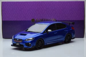 Subaru Impreza WRX STI Nurburgring Challenge Package Zils Kyosho 1:18 KSR18021BL Sveķi — attēls 5 no 5