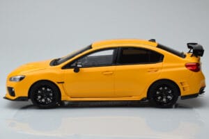 Subaru Impreza WRX STI Nurburgring Challenge Package Dzeltens Kyosho 1:18 KSR18021Y Sveķi — attēls 3 no 5