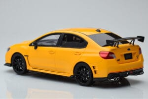 Subaru Impreza WRX STI Nurburgring Challenge Package Dzeltens Kyosho 1:18 KSR18021Y Sveķi — attēls 4 no 5