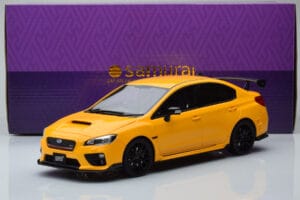 Subaru Impreza WRX STI Nurburgring Challenge Package Dzeltens Kyosho 1:18 KSR18021Y Sveķi — attēls 5 no 5